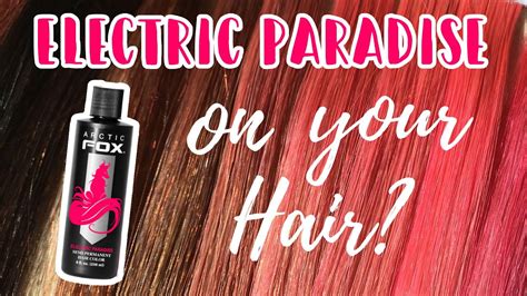 Arctic fox electric paradise on brown hair - Explore Arctic Fox's range of vibrant, long-lasting, cruelty-free hair dye and color options. Feel good about your hair and the planet with our vegan products.